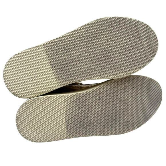 STEVE MADDEN Men 7 Women 9 Shiny Metallic Gold High Top Sneaker Boots Promoter-C - Picture 5 of 7